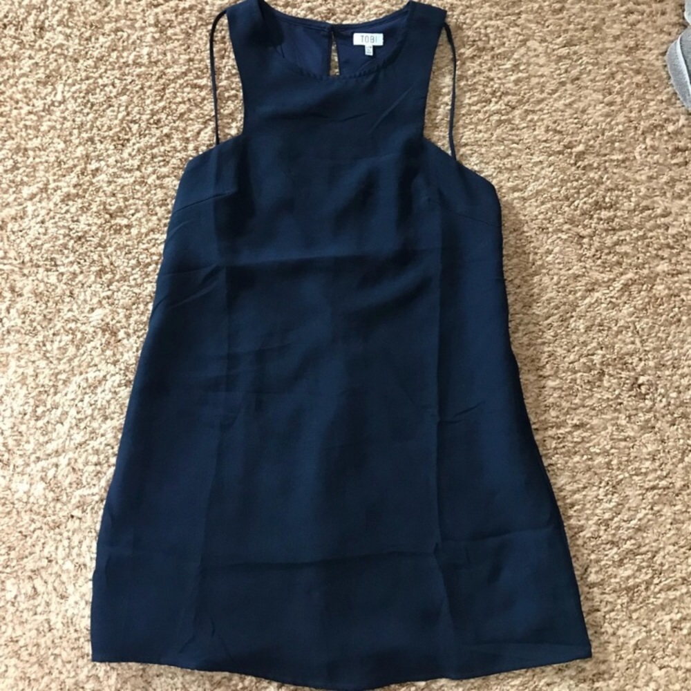 Navy Shift Dress- New